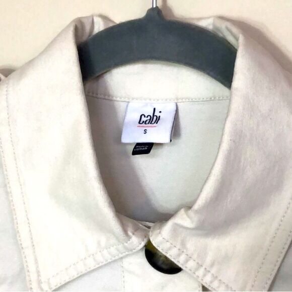 Cabi Kenya Cargo Cotton Jacket Collared Utility with Pockets 5659 Size Small - Picture 8 of 15